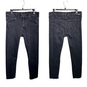 MOTHER The Beatnik Jeans Driving in Neutral Black